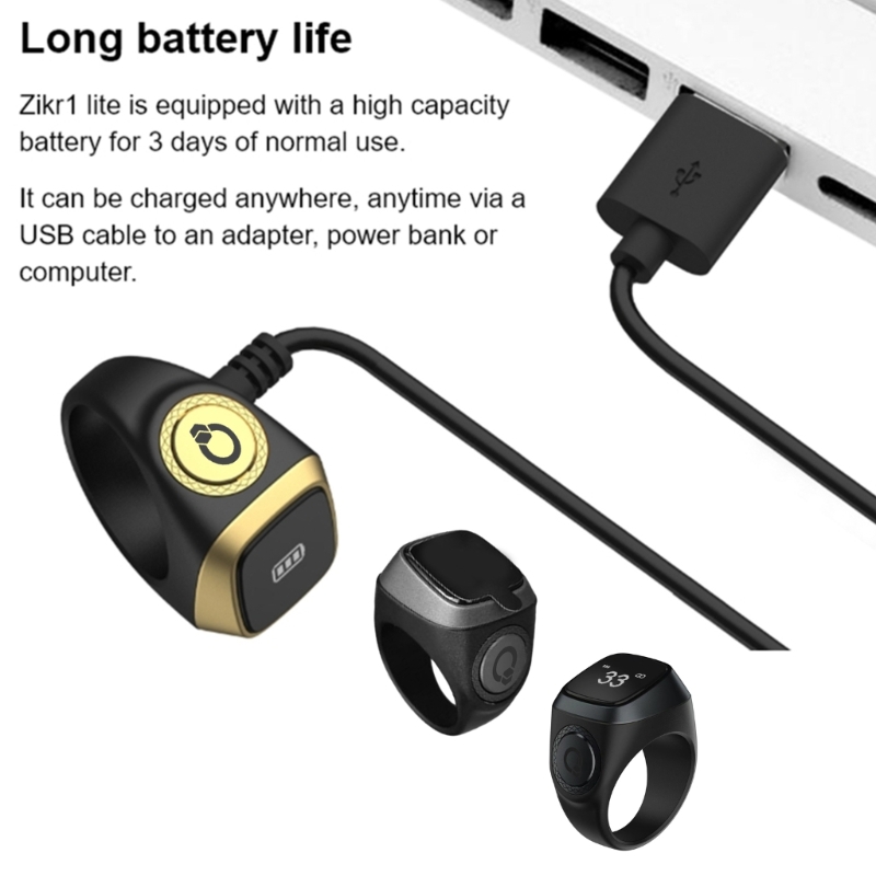 Intervalometer Timer - Oledディスプレイ,tasbeehとビーズ,デジタルtasbih,時間リマインダーを備えた電子集計カウンター