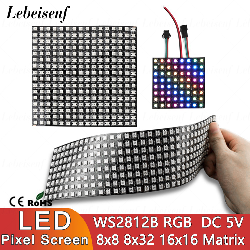 Pixel Art Led Panel - LEDデジタルピクセルスクリーン WS2812B SMD 5050 DC 5V