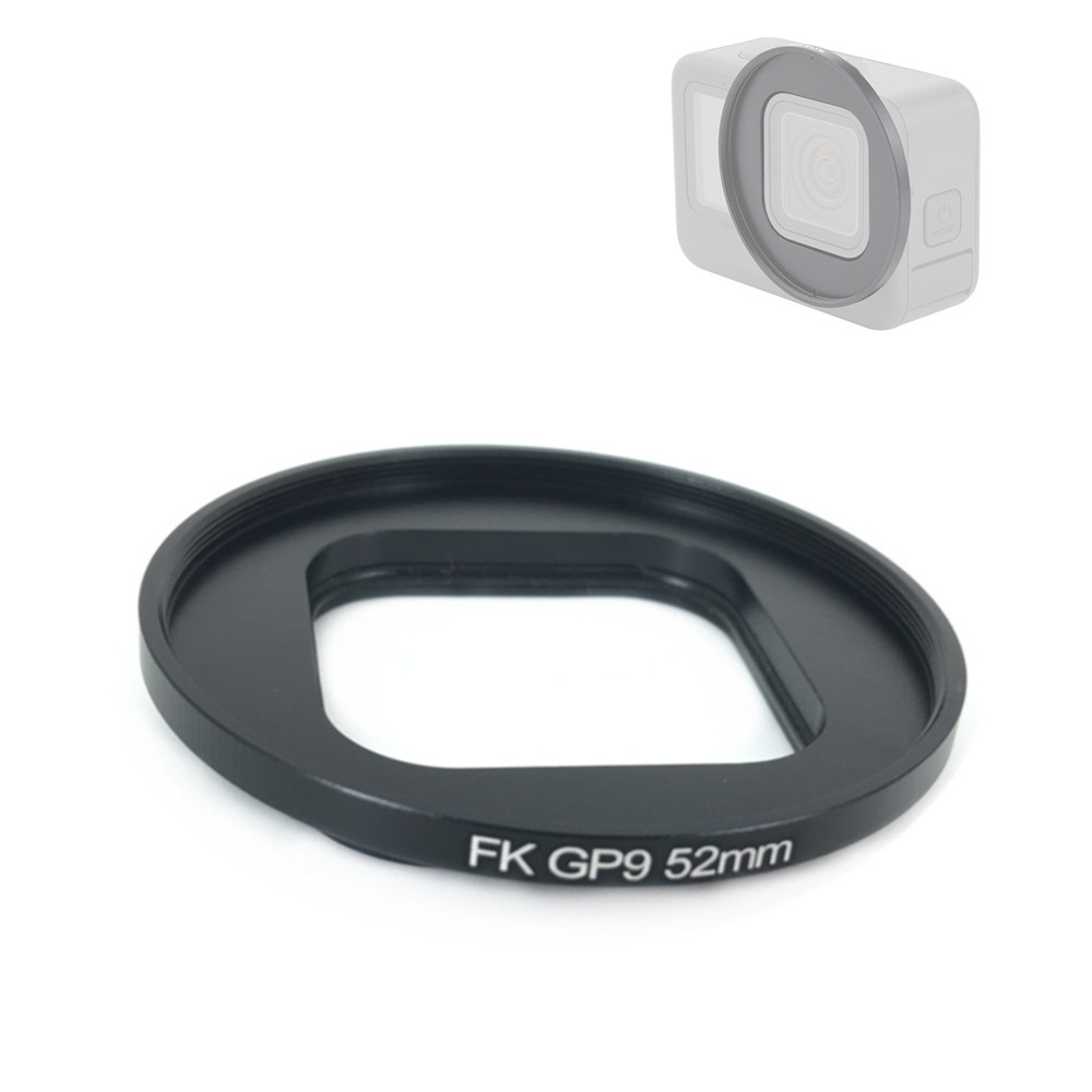 Gopro Action Camera Hero 12 Black - 52mm レンズフィルターアダプターリング ブラック GoPro Hero 9