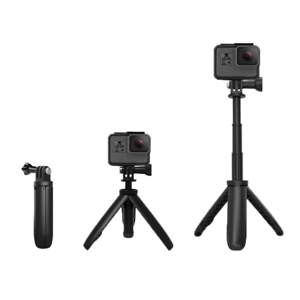 Gopro Action Camera Hero 12 Black - GoPro Hero 12,11,10用の拡張可能なミニ三脚,一脚,黒いセッション,osmoアクションカメラ,vlogアクセサリー