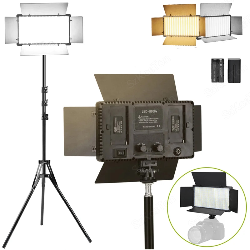 Pixel Art Led Panel - U800 u600 LEDフォトスタジオキット,写真パネル,ライブYouTubeビデオ用ランプ