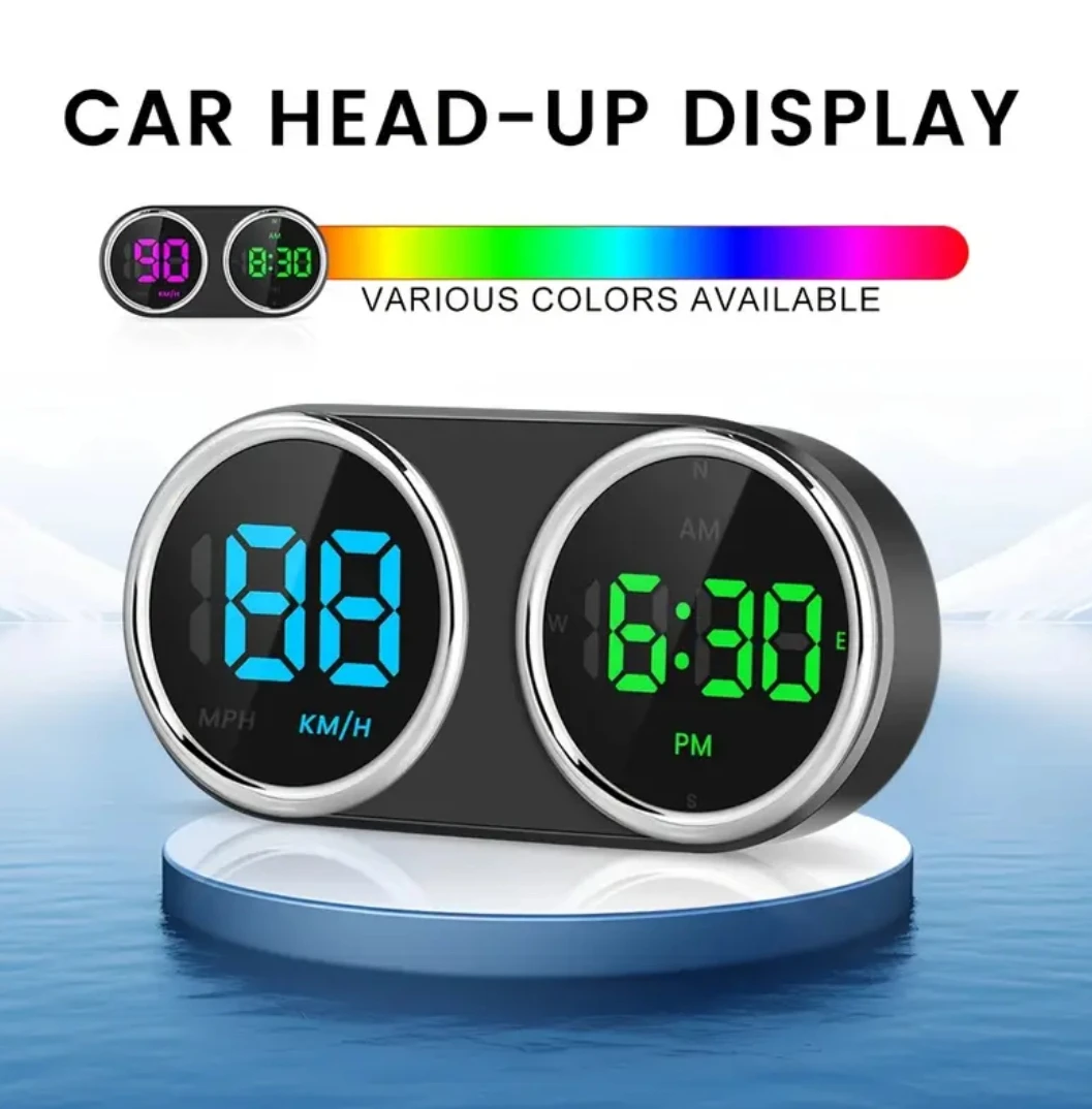 車オートバイ電子時計 GPS HUD KM/H MPH スピ - Intervalometer Timer のレビューと価格