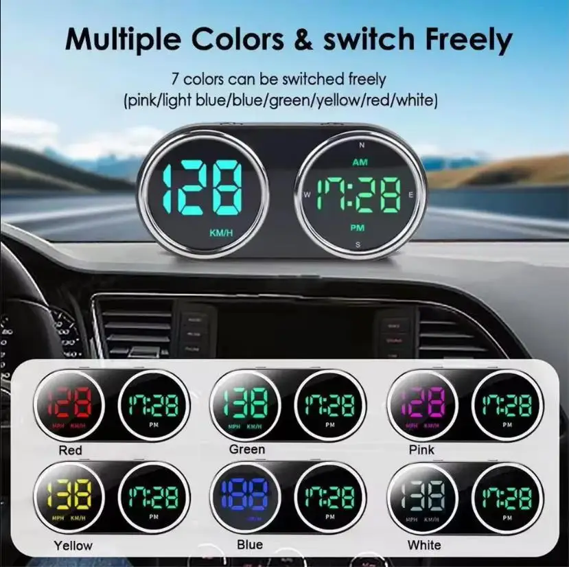 車オートバイ電子時計 GPS HUD KM/H MPH スピ - Intervalometer Timer のレビューと価格