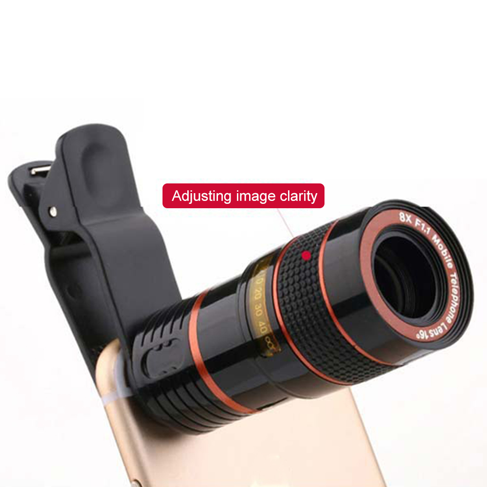 8倍携帯電話カメラレンズ調整可能な焦点距離効果写真レンズ競技 - Photography Competition のレビューと価格