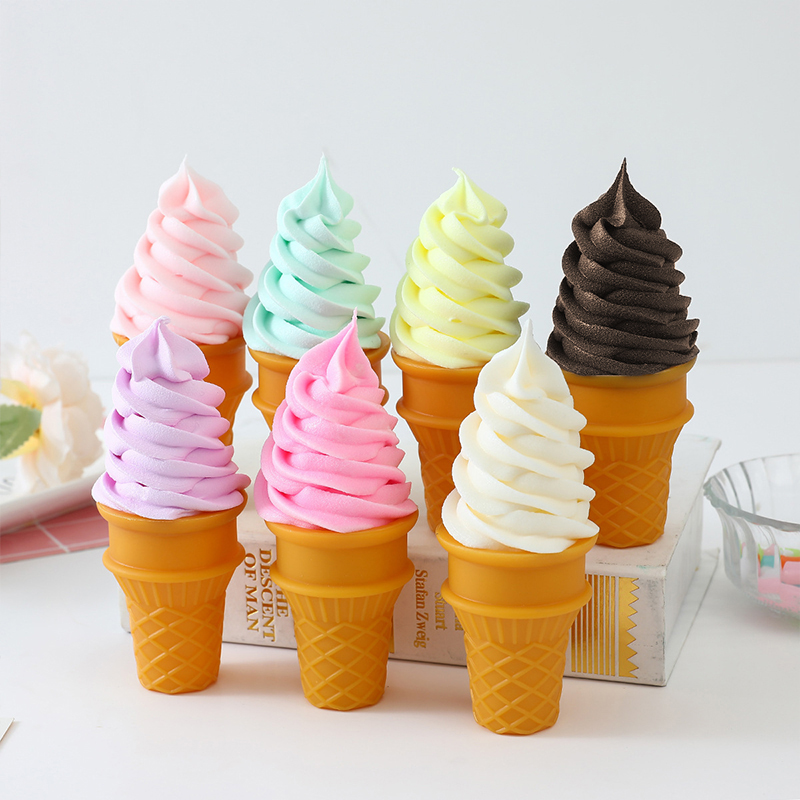 シミュレーションクリスピーアイスクリームモデル現実的な人工食 - Photography Of Food のレビューと価格