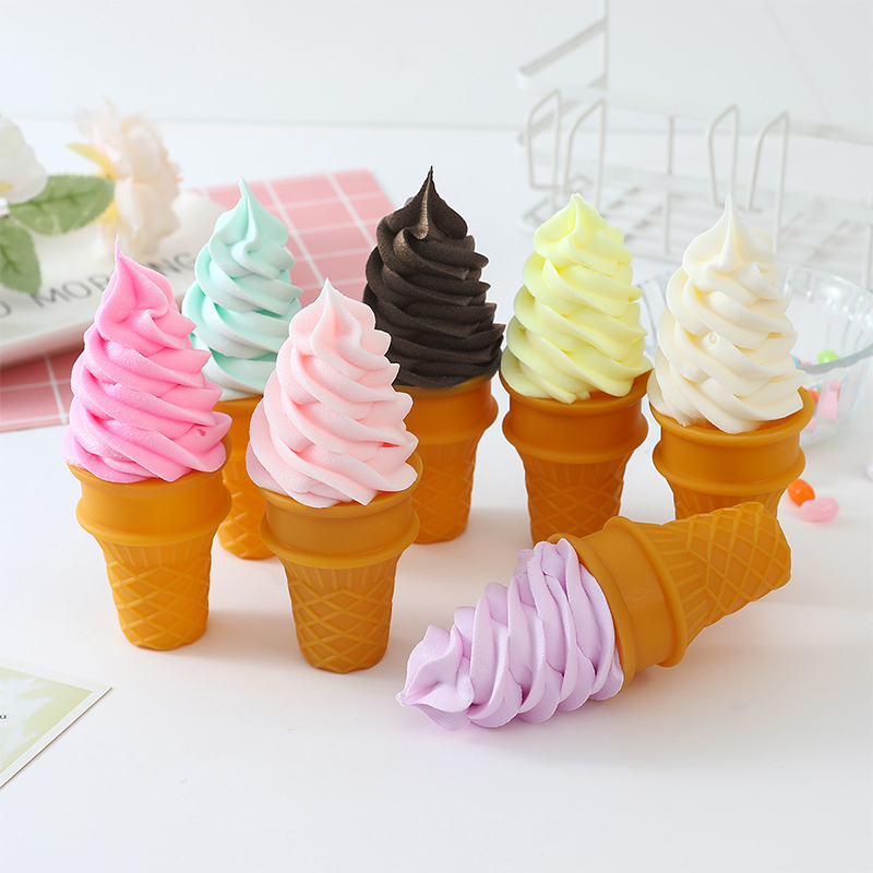 シミュレーションクリスピーアイスクリームモデル現実的な人工食 - Photography Of Food のレビューと価格