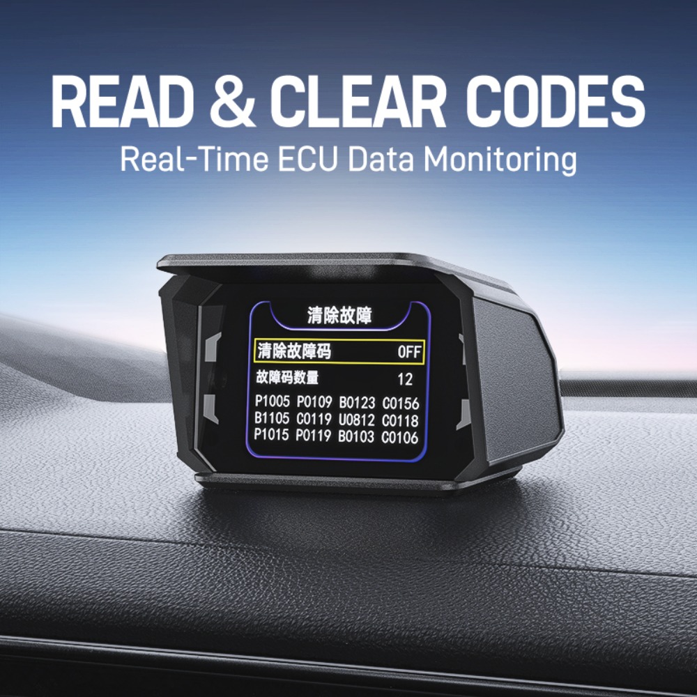最新の車載メーターA402ヘッドアップディスプレイHUD L - Intervalometer Timer のレビューと価格