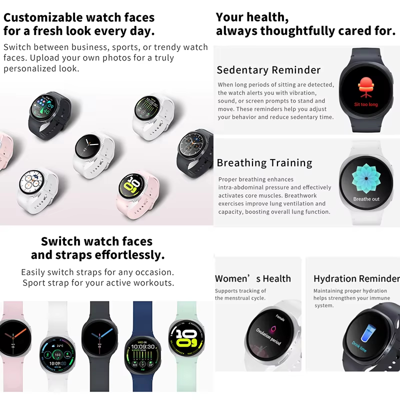 2026年ニュークラシック8 Max女性用スマートウォッチG - Intervalometer Timer のレビューと価格