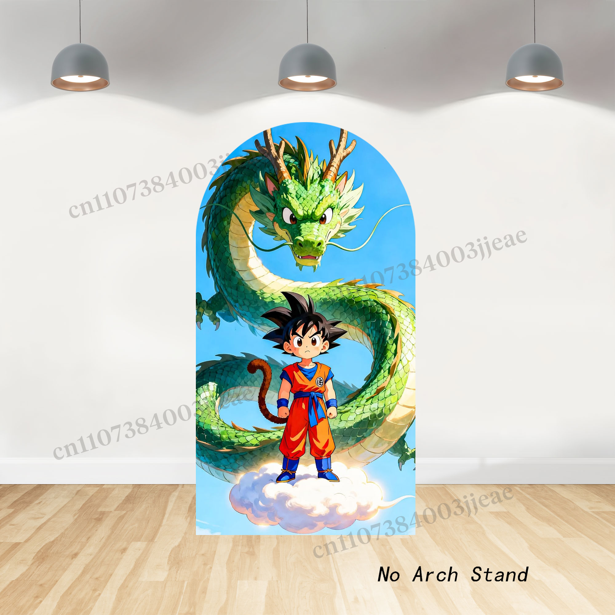 ドラゴンボールアーチ背景幕子供男の子誕生日パーティーベビーシ - Photography Sport のレビューと価格