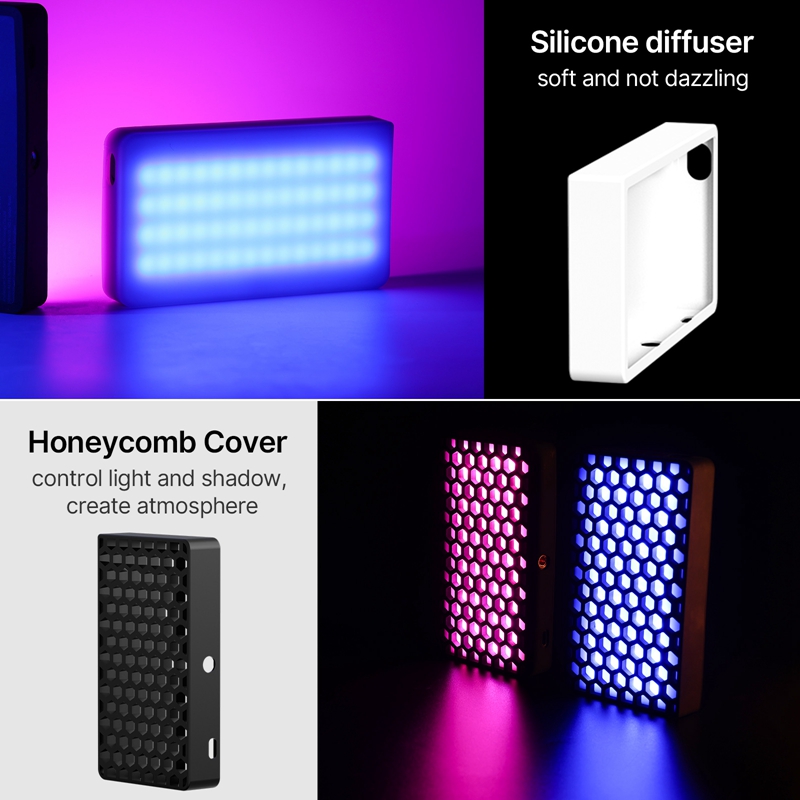 ルanzi-写真およびカメラ用のLEDビデオライトlt002 - Pixel Art Led Panel のレビューと価格