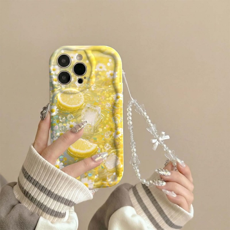 油絵レモンブロッサムアイスキューブ柄スマホケース Samsu - Photography Hobby のレビューと価格