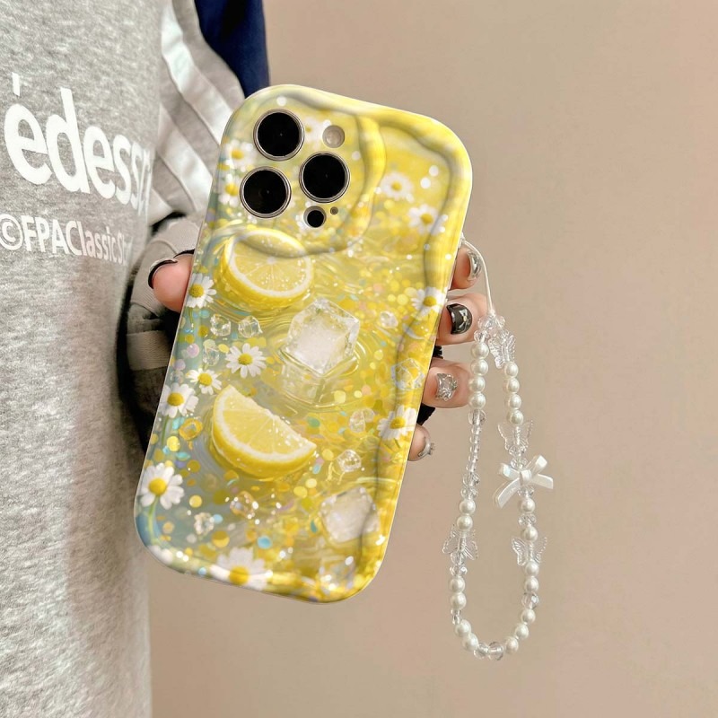 油絵レモンブロッサムアイスキューブ柄スマホケース Samsu - Photography Hobby のレビューと価格