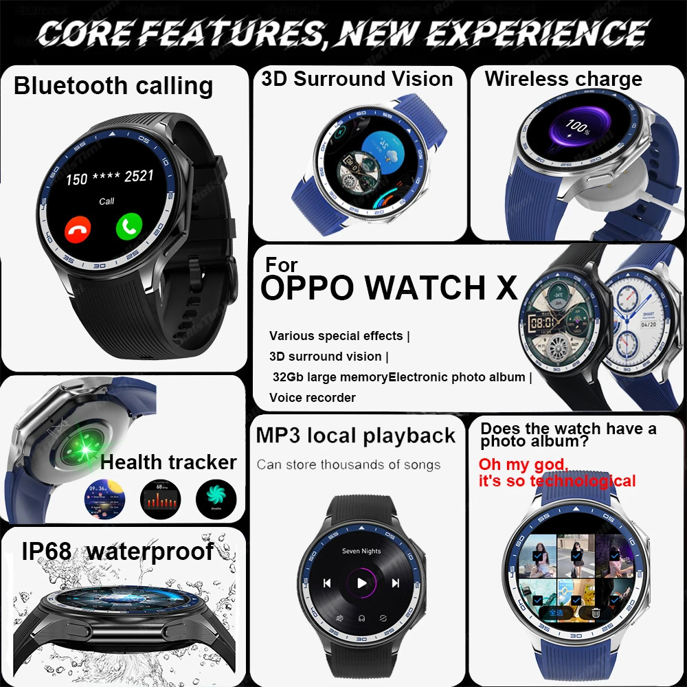 1.43 AMOLED スマートウォッチ 3D サラウンドビ - Intervalometer Timer のレビューと価格