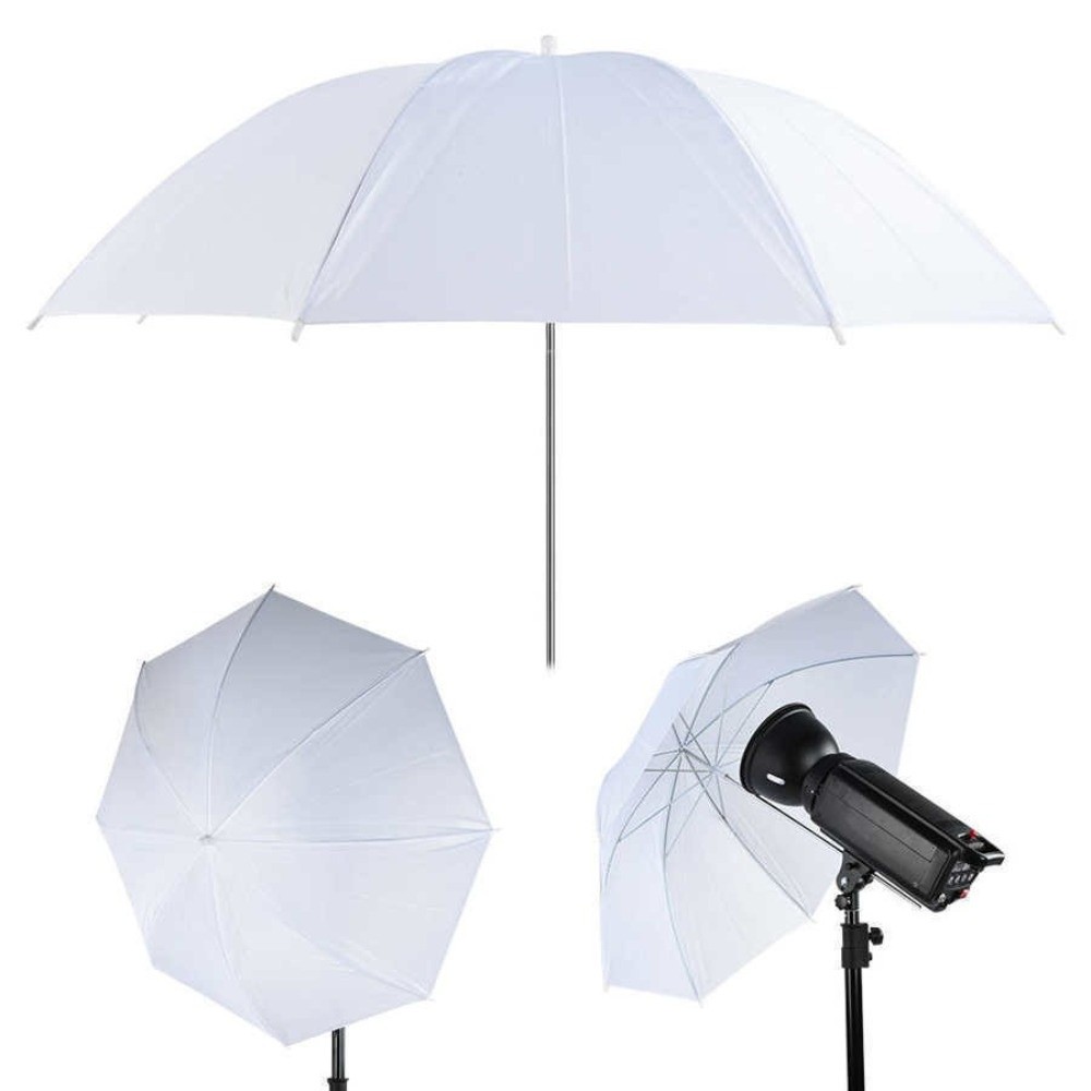 50cm/20インチ撮影用傘 ホワイトディフューザー ライト - Photography Umbrella Diffuser のレビューと価格