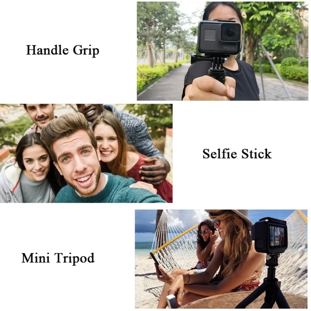 GoPro Hero 12,11,10用の拡張可能なミニ三脚 - Gopro Action Camera Hero 12 Black のレビューと価格