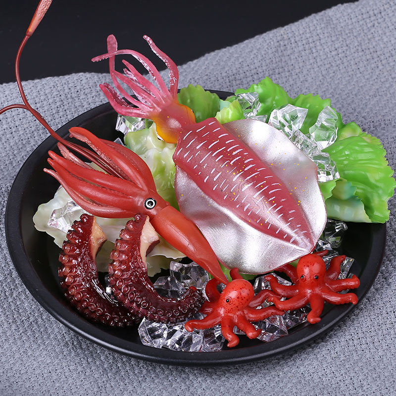 シミュレーションイカモデルキッチン写真撮影用偽食品シーフード - Photography Of Food のレビューと価格