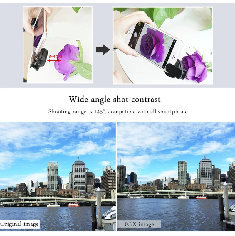15X マクロレンズ 4K HD プロの写真電話カメラレンズ - Photography Trick のレビューと価格
