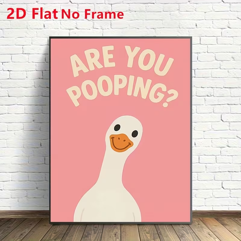 モダンなピンクカラーの「Are You Pooping」の言 - Photography Image のレビューと価格