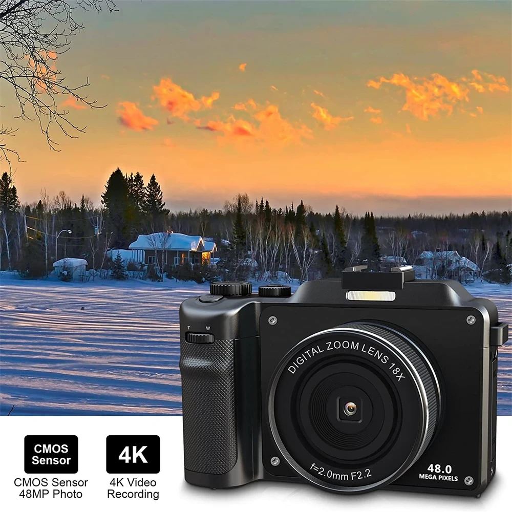 4Kデジタルカメラ,18倍デジタルズーム,防振,48MP,w - Photography Nature Images のレビューと価格