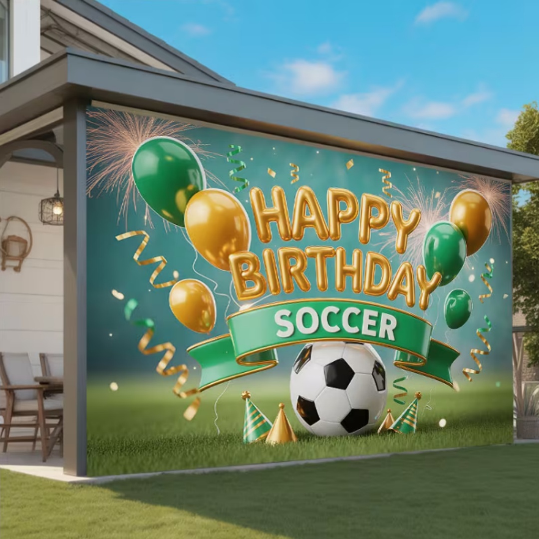 サッカーテーマ 7 8歳の子供の誕生日パーティー用品背景サッ - Photography Sport のレビューと価格