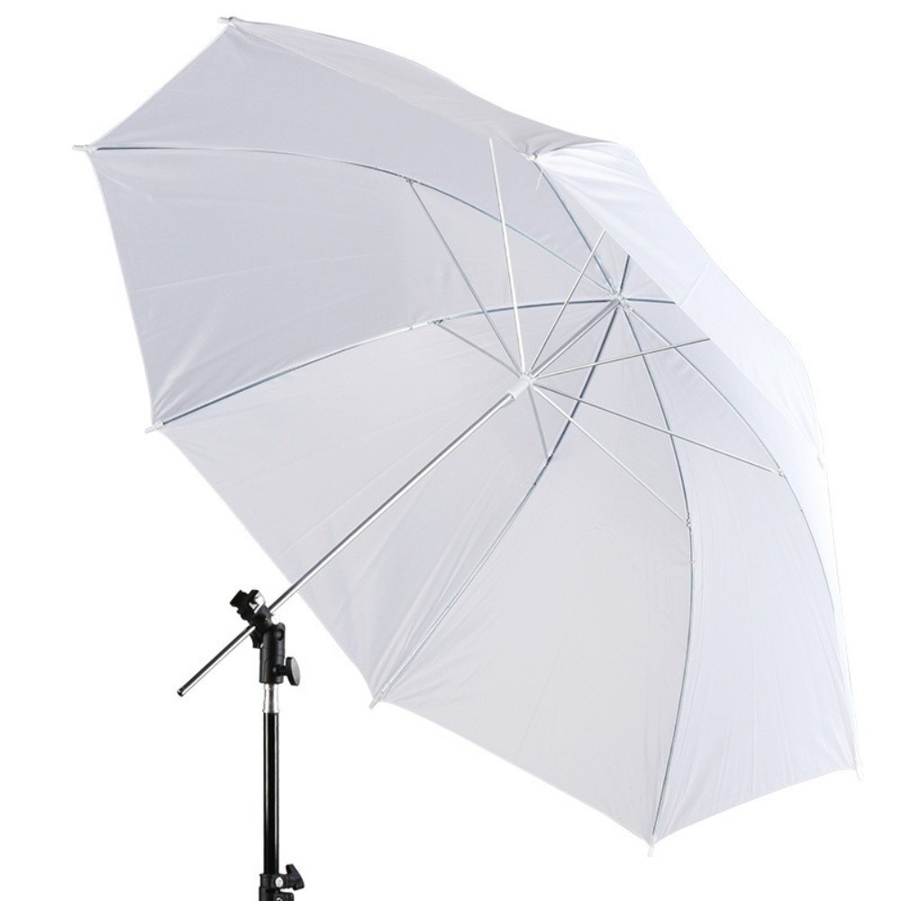 50cm/20インチ撮影用傘 ソフトメタルハンドル ホワイト - Photography Umbrella Diffuser のレビューと価格