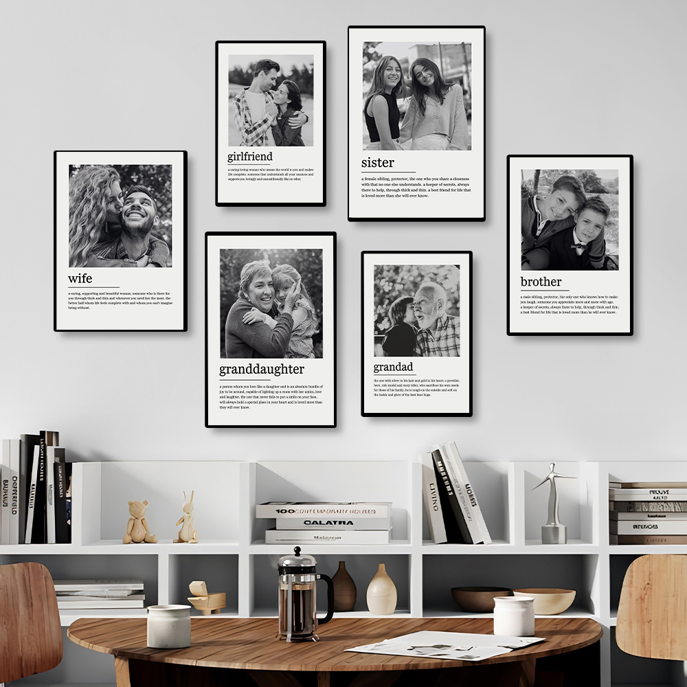 カスタムファミリーフォトキャンバス絵画、パーソナライズされた - Photography Image のレビューと価格