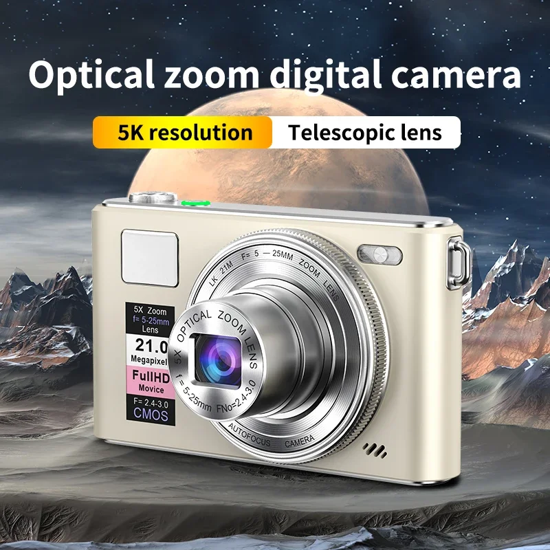 5K 64MP HDデジタルカメラ 5倍光学ズーム望遠レンズ - Photography Nature Images のレビューと価格